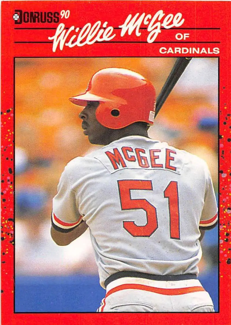 1990 Donruss #632 Willie McGee NM-MT Cardinals