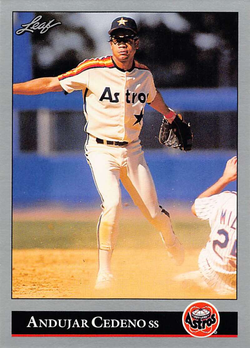 1992 Leaf #341 Andujar Cedeno EX/NM