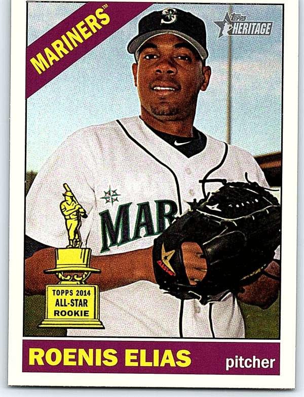 2015 Topps Heritage #15 Roenis Elias NM-MT Mariners