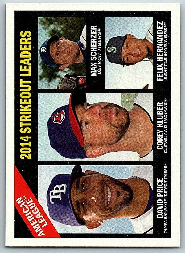 2015 Topps Heritage #226 F Hernandez/Scherzer/Kluber/Price NM-MT