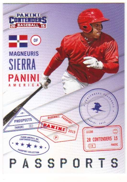 2015 Panini Contenders Passports #13 Magneuris Sierra NM-MT