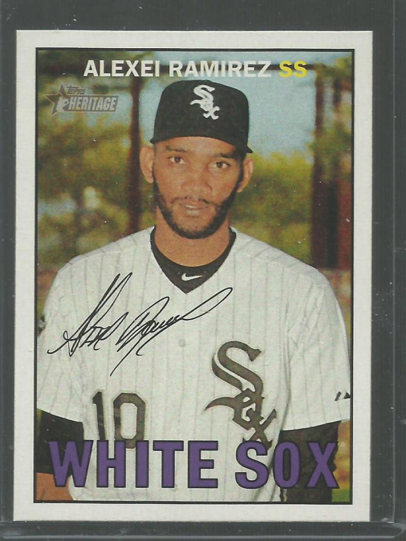 2016 Topps Heritage #86 Alexei Ramirez NM Near Mint
