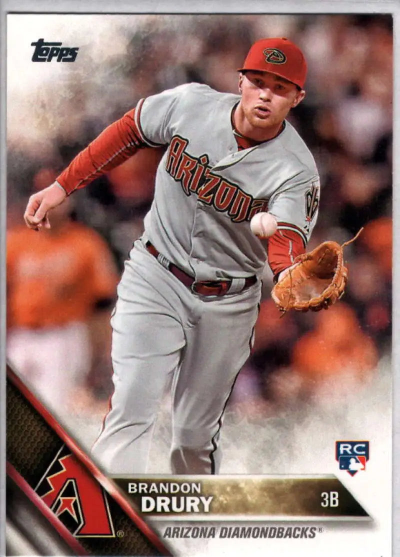2016 Topps #607 Brandon Drury NM-MT RC Rookie Diamondbacks
