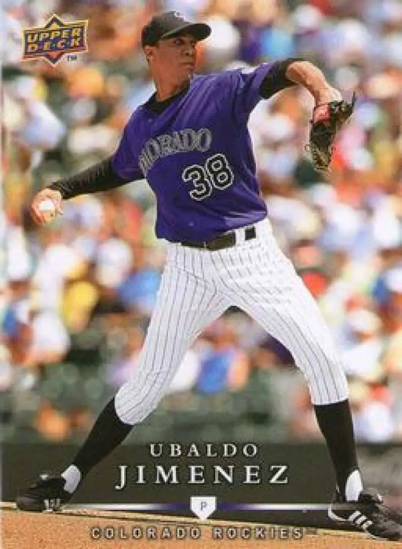 2008 Upper Deck First Edition #351 Ubaldo Jimenez NM-MT Rockies