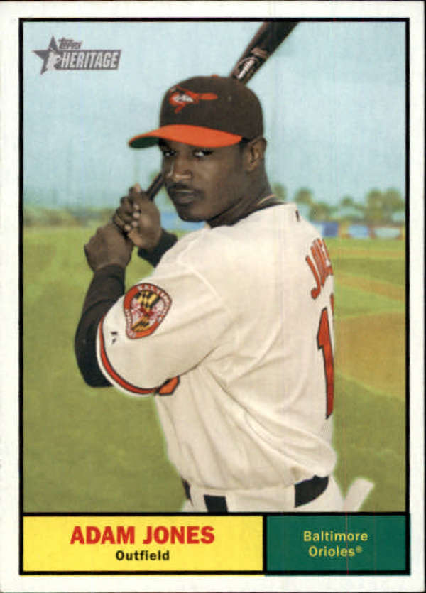 2010 Topps Heritage #182a Adam Jones VAR NM-MT Orioles