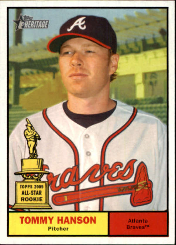 2010 Topps Heritage #395 Tommy Hanson NM-MT Braves
