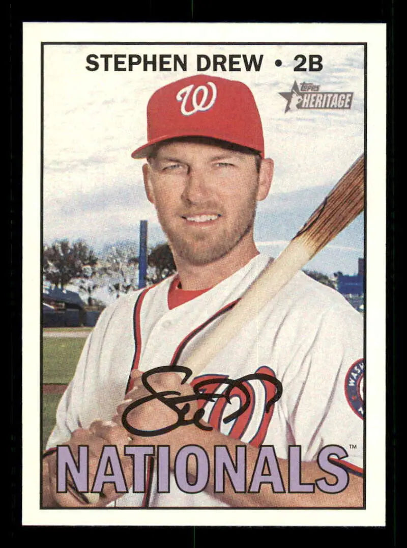 2016 Topps Heritage High Number #594 Stephen Drew NM-MT