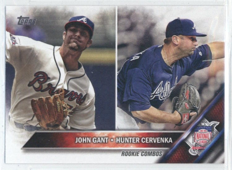 2016 Topps Update #US53 Hunter Cervenka/John Gant NM-MT RC Rookie