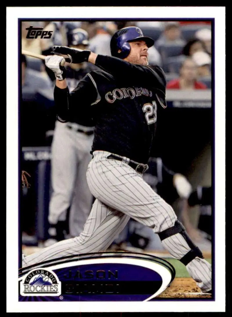 2012 Topps #547 Jason Giambi NM-MT Rockies