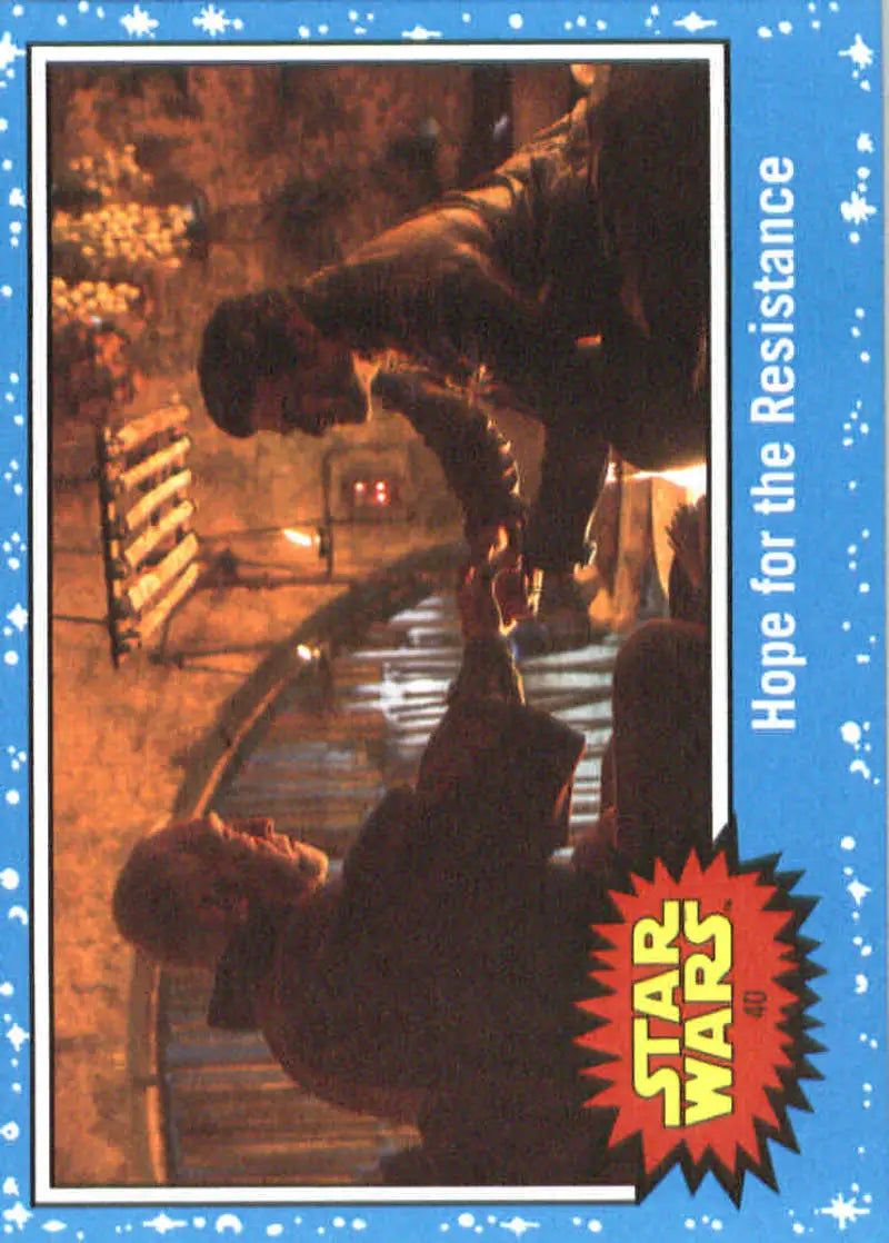 2017 Topps Star Wars Journey to The Last Jedi #40 Hope for the Resistance Struggle Against Evil NM-MT