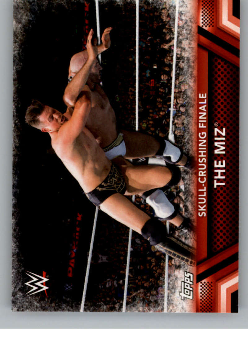 2017 Topps Then Now Forever Finishers and Signature Moves #F-29 The Miz Skull-Crushing Finale NM-MT