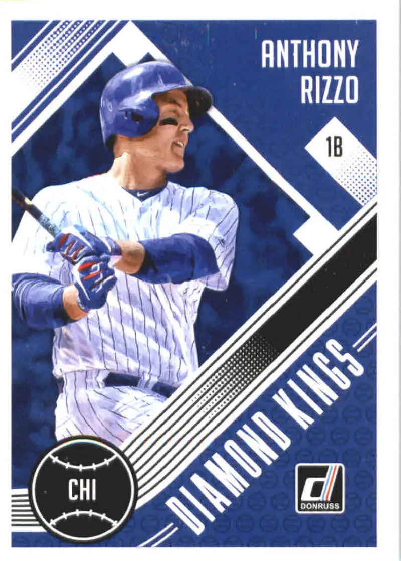 2018 Donruss #1 Anthony Rizzo Diamond King NM-MT Cubs