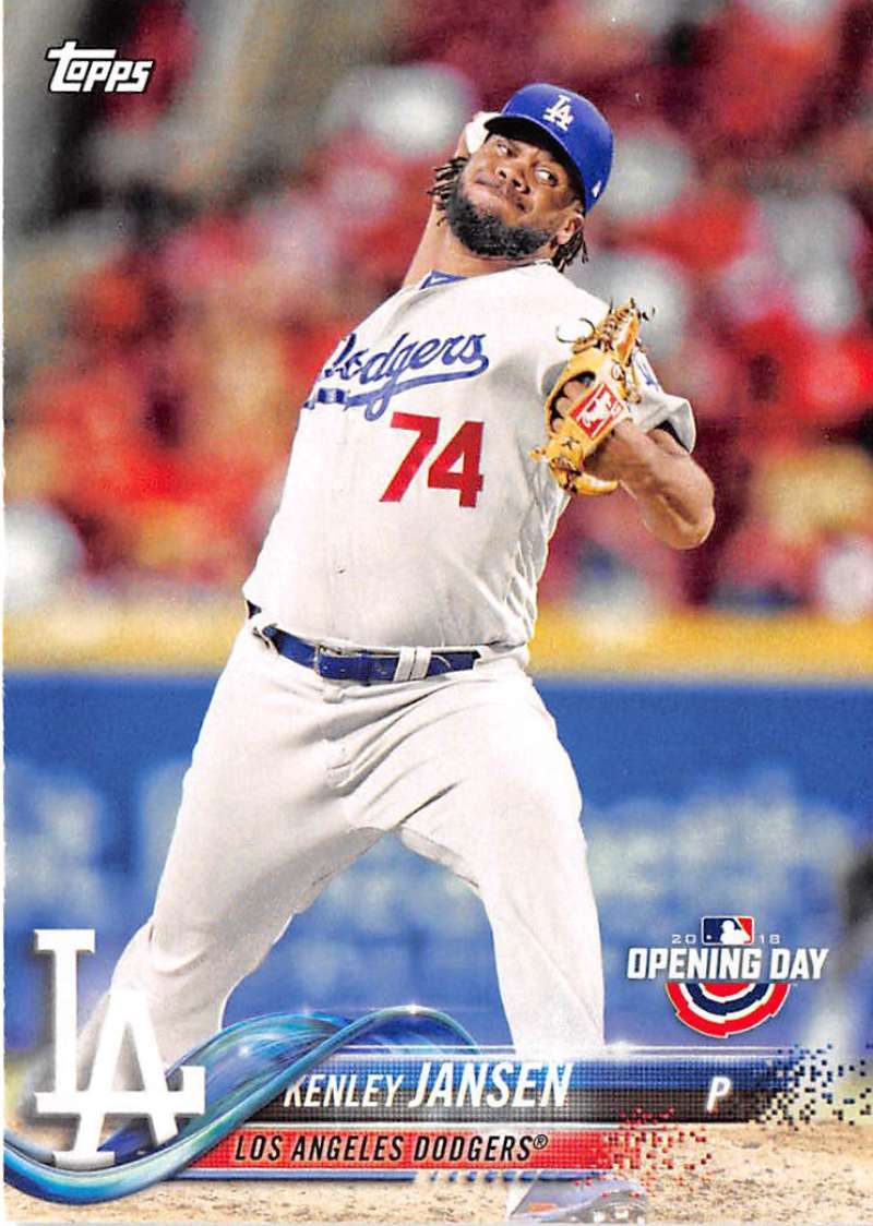 2018 Topps Opening Day #169 Kenley Jansen NM-MT Dodgers