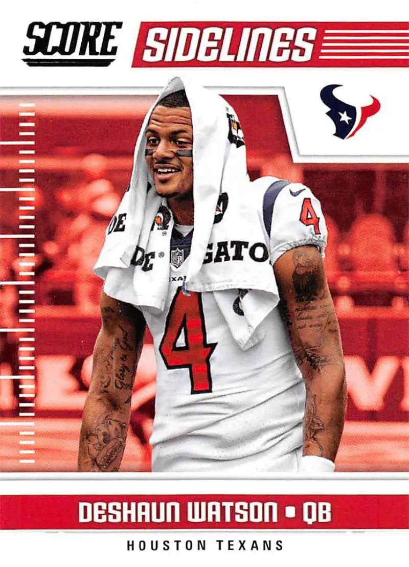 2018 Score Sidelines #4 Deshaun Watson NM-MT