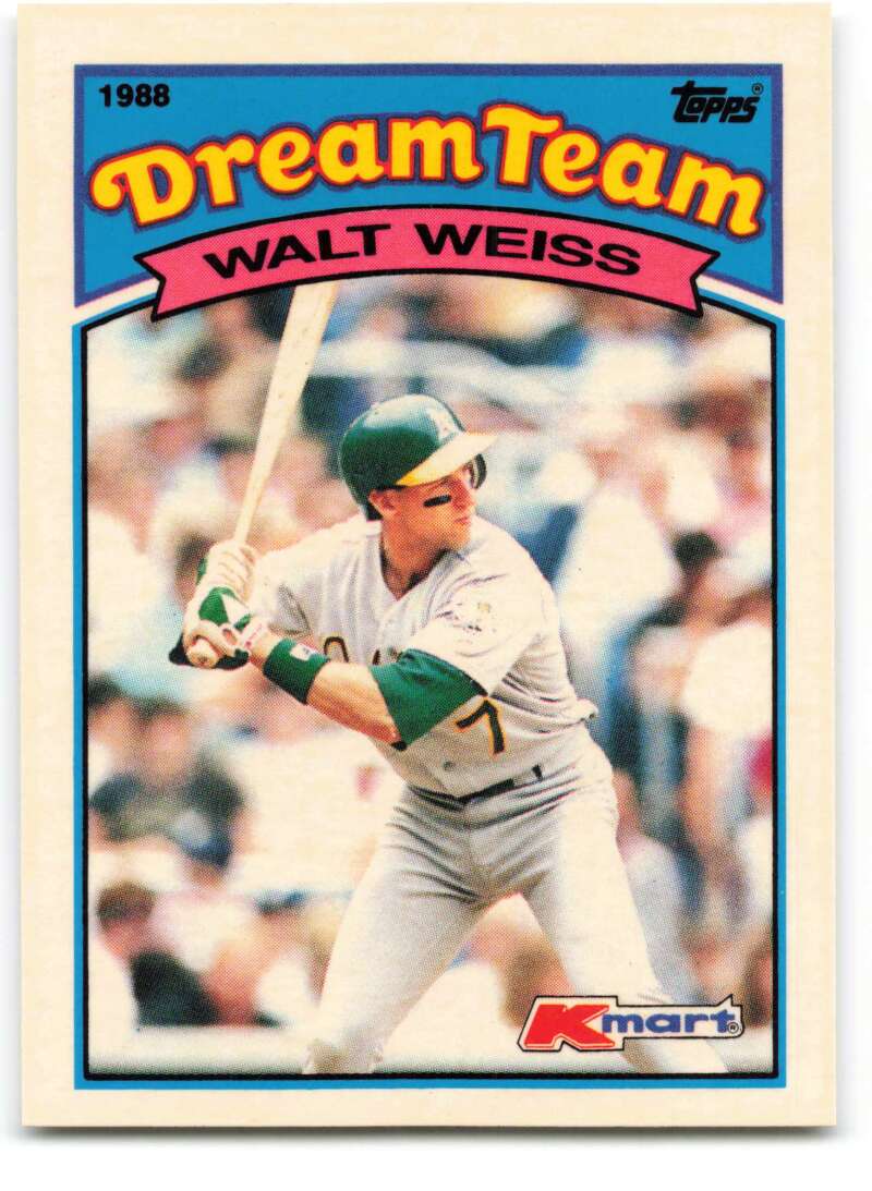 1989 Topps K-Mart Dream Team #4 Walt Weiss NM-MT