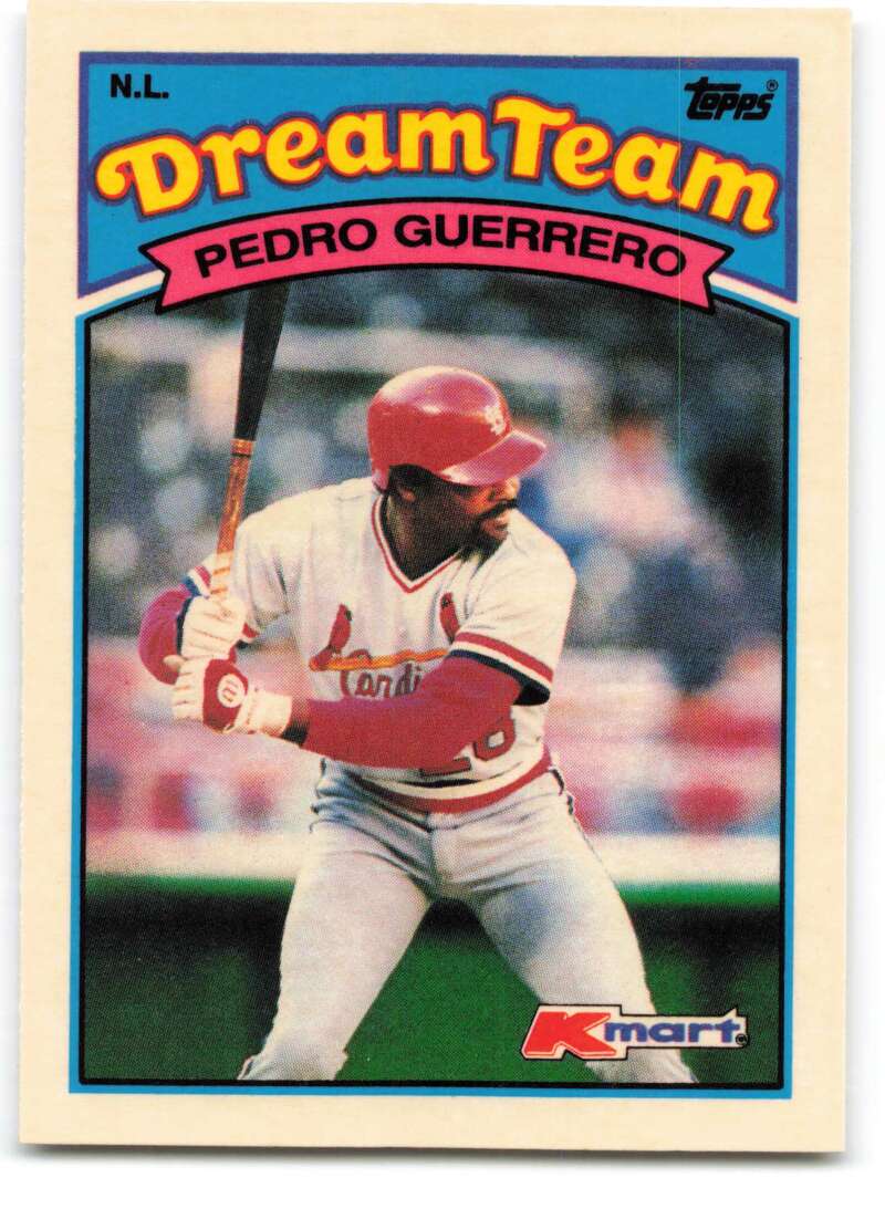 1989 Topps K-Mart Dream Team #33 Pedro Guerrero NM-MT