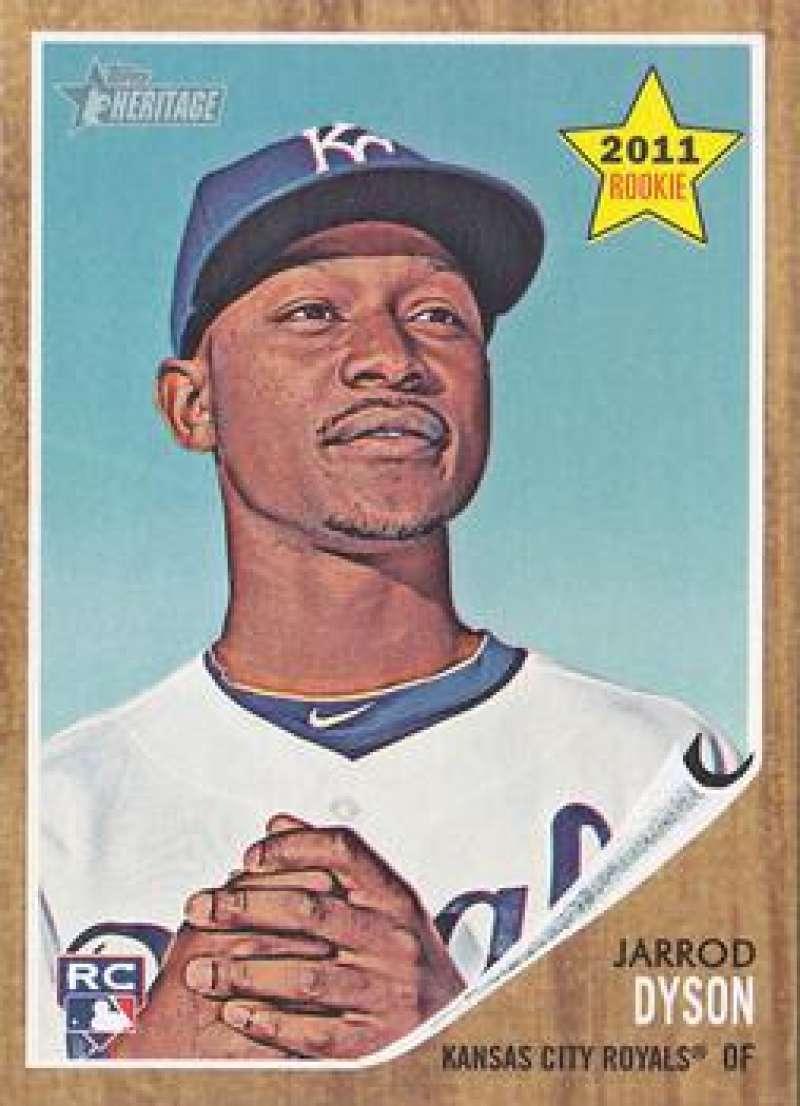 2011 Topps Heritage #414 Jarrod Dyson NM-MT RC Rookie Royals