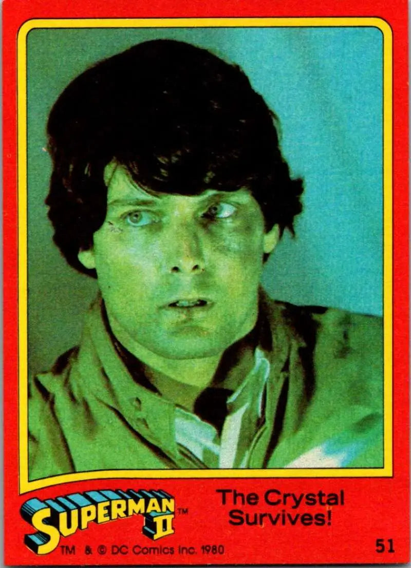1980 Topps Superman II #51 The Crystal Survives! NM-MT
