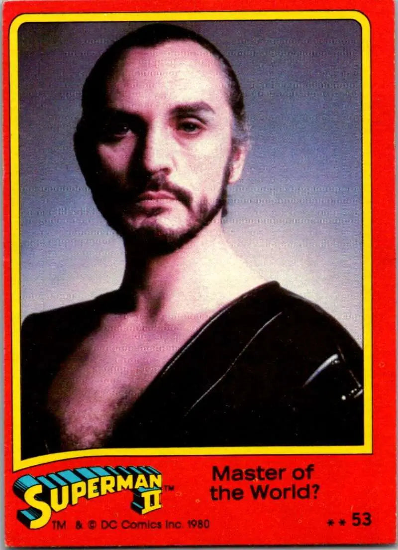 1980 Topps Superman II #53 Master of the World? NM-MT