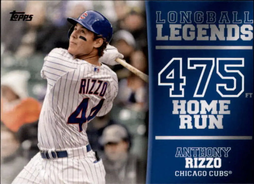2018 Topps Longball Legends #LL-26 Anthony Rizzo NM-MT