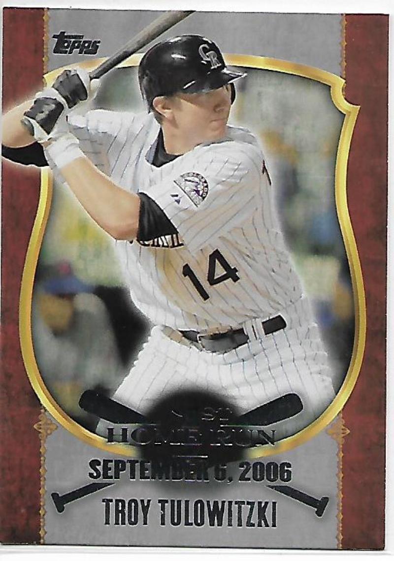 2015 Topps First Home Run #FHR-38 Troy Tulowitzki NM-MT