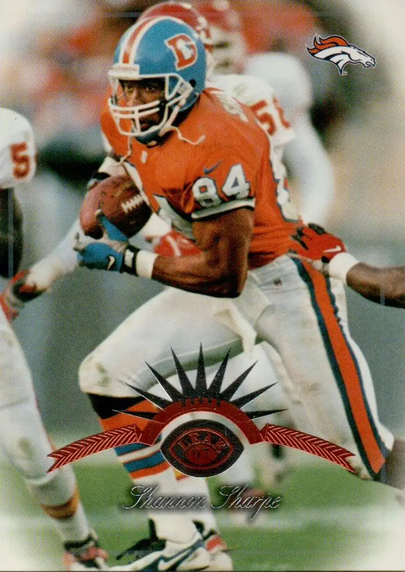 1997 Leaf #42 Shannon Sharpe NM-MT Broncos