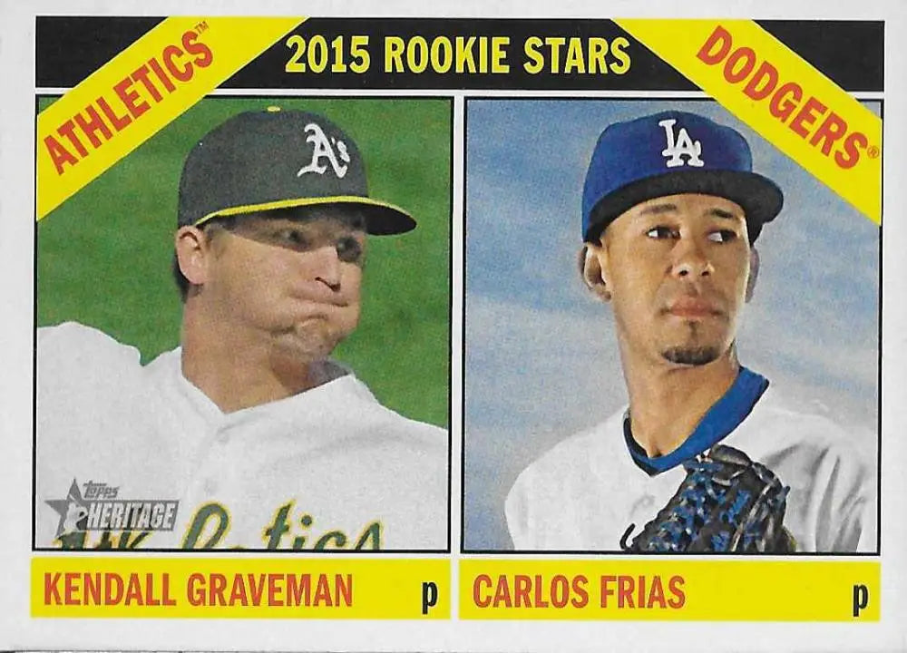 2015 Topps Heritage #392 Carlos Frias/Kendall Graveman NM-MT RC Rookie