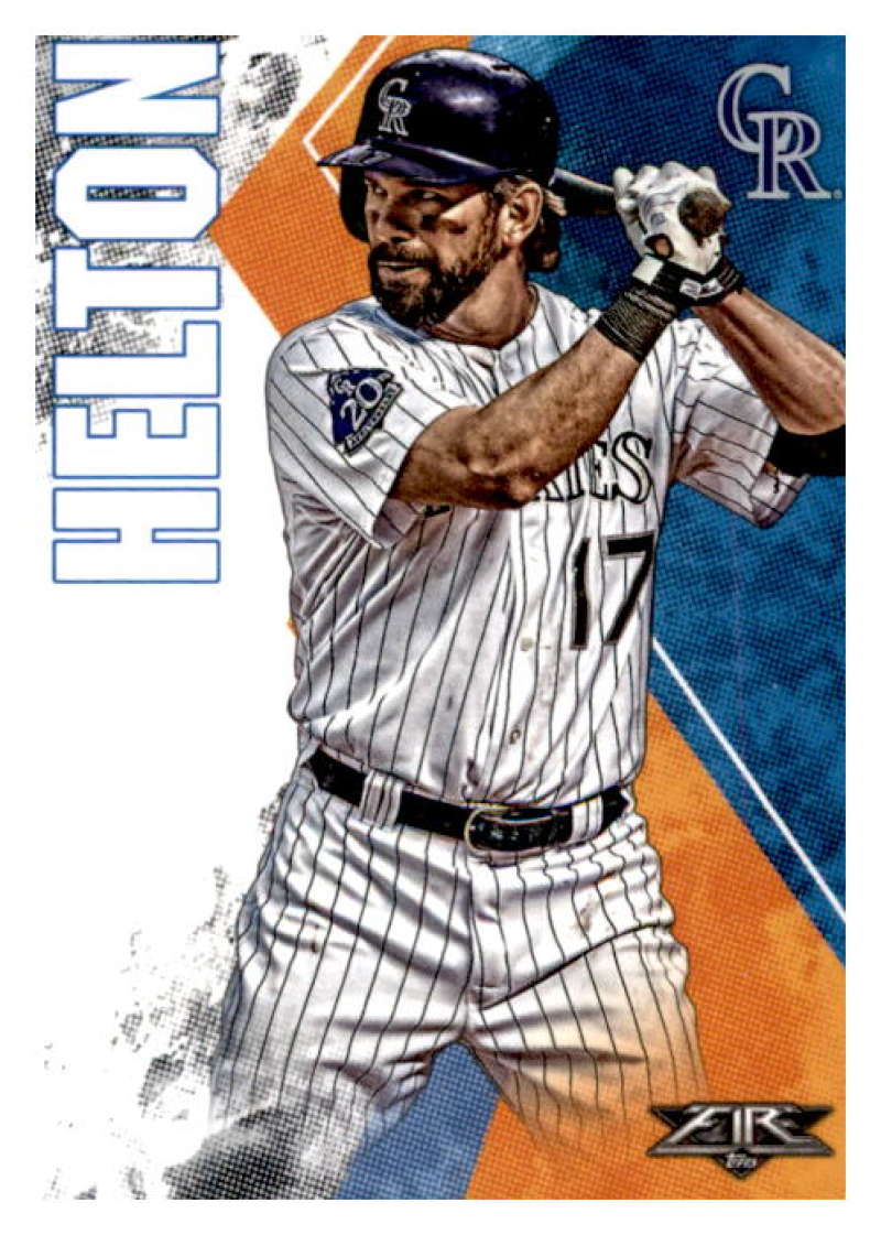 2019 Topps Fire #92 Todd Helton NM-MT