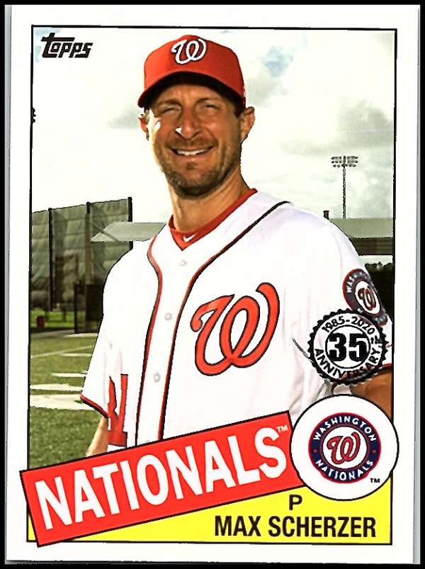 2020 Topps 1985 35th Anniversary #85-100 Max Scherzer NM-MT