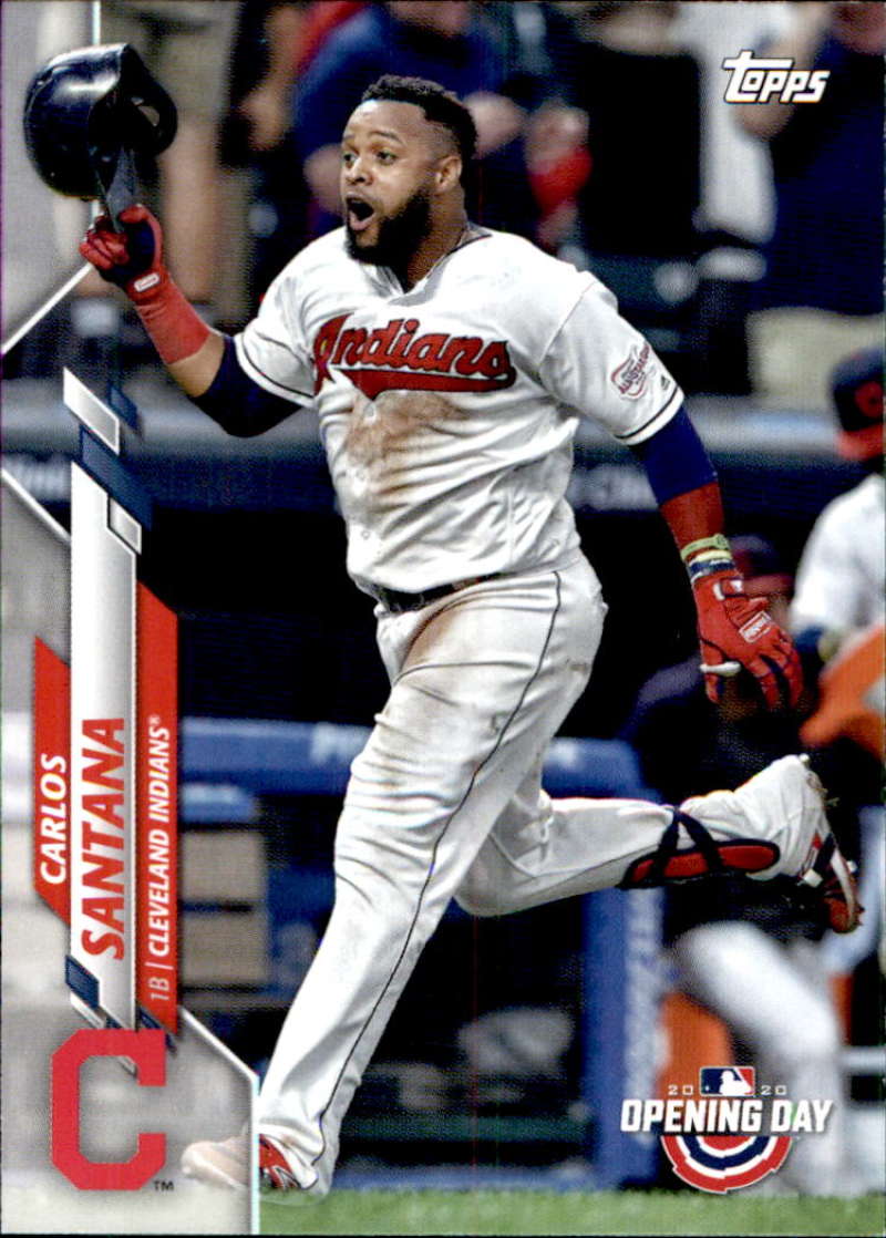 2020 Topps Opening Day #142 Carlos Santana NM-MT