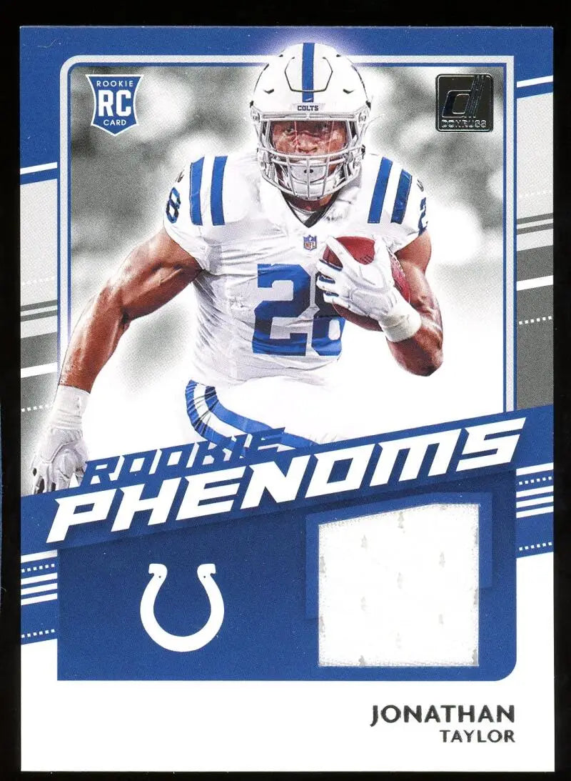 2020 Donruss Rookie Phenom Jerseys #17 Jonathan Taylor NM-MT MEM