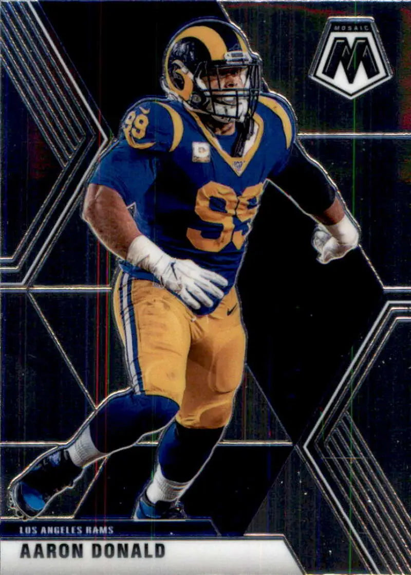2020 Panini Mosaic #118 Aaron Donald NM-MT
