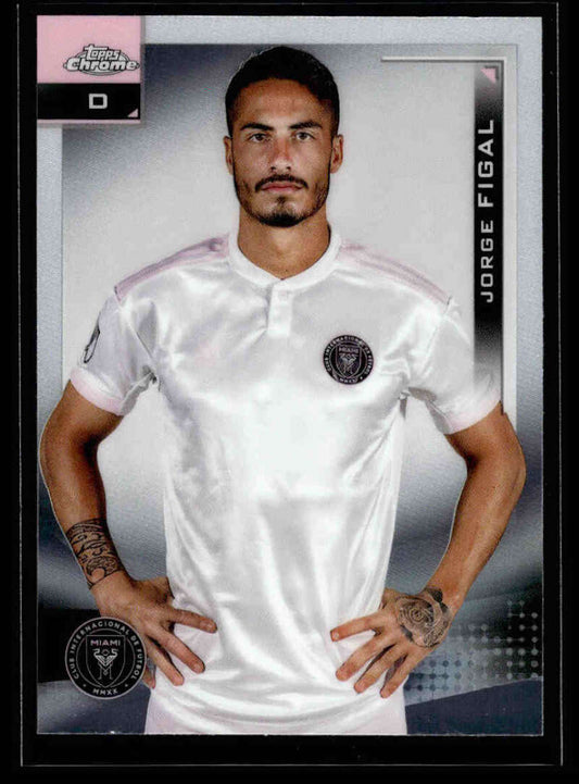 2021 Topps Chrome MLS #141 Jorge Figal NM-MT Inter Miami CF Soccer Card