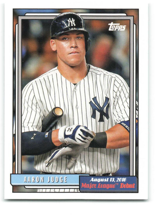 2022 Topps Archives #368 Aaron Judge NM-MT New York Yankees Baseball Card Image 1