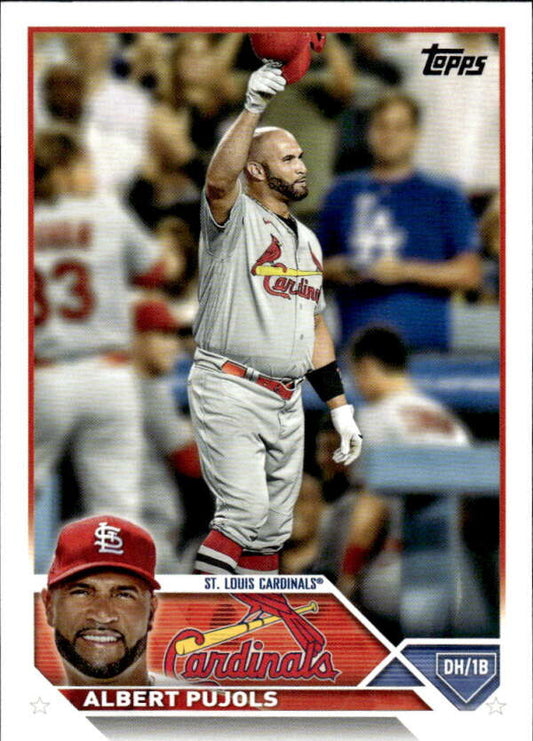 2023 Topps #5 Albert Pujols NM-MT St. Louis Cardinals Baseball Card Image 1