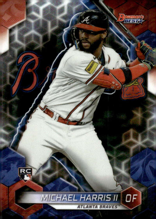 2023 Bowman's Best #27 Michael Harris II NM-MT RC Rookie Atlanta Braves Baseball Card Image 1