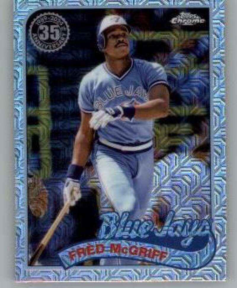2024 Topps Series Two Silver Packs Mojo Refractor #2T89C-31 Fred McGriff NM-MT Toronto Blue Jays Baseball Card Image 1