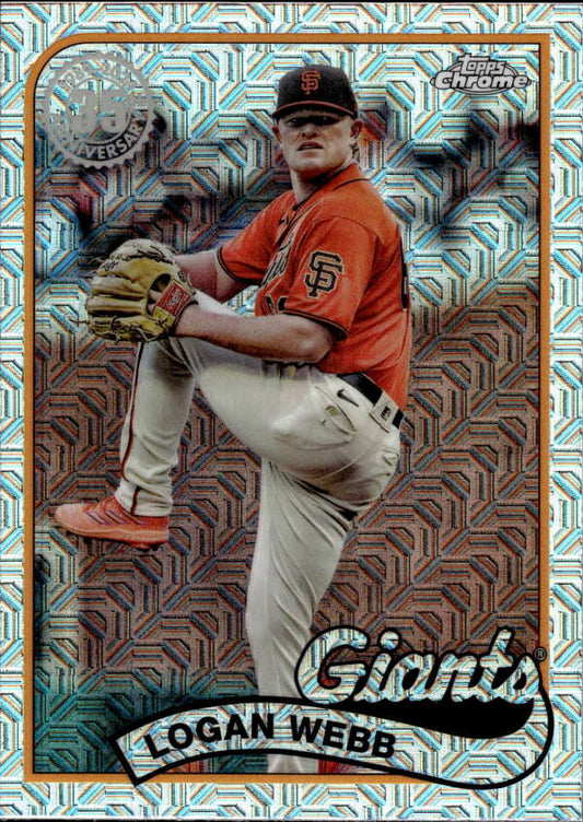 2024 Topps Series Two Silver Packs Mojo Refractor #2T89C-54 Logan Webb NM-MT San Francisco Giants Baseball Card Image 1