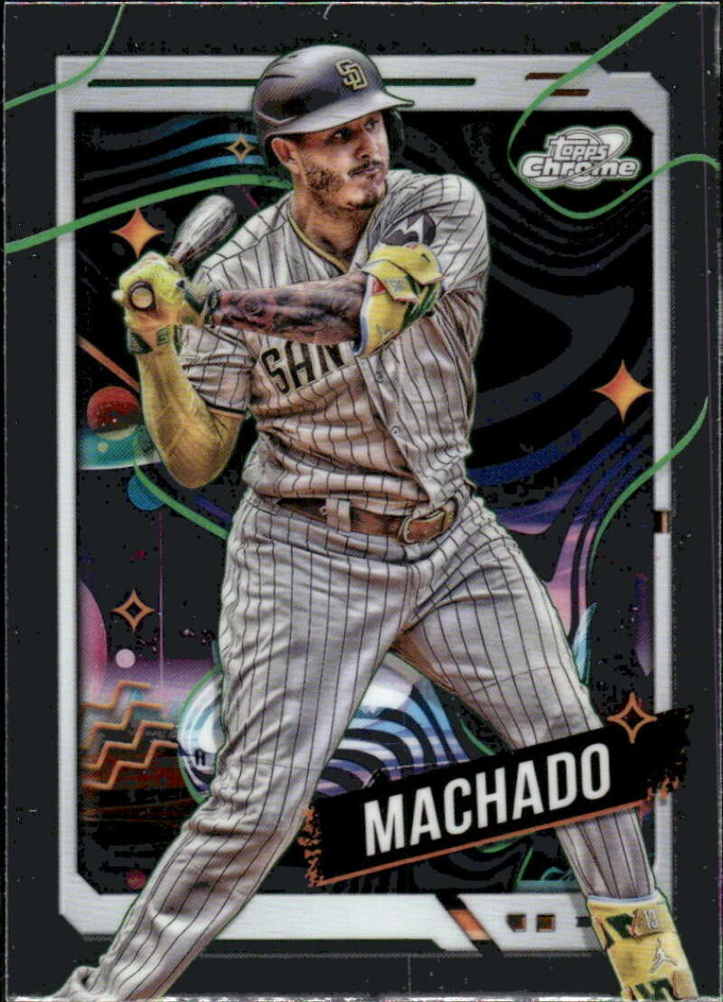 2024 Topps Chrome Cosmic #12 Manny Machado NM-MT San Diego Padres Baseball Card Image 1