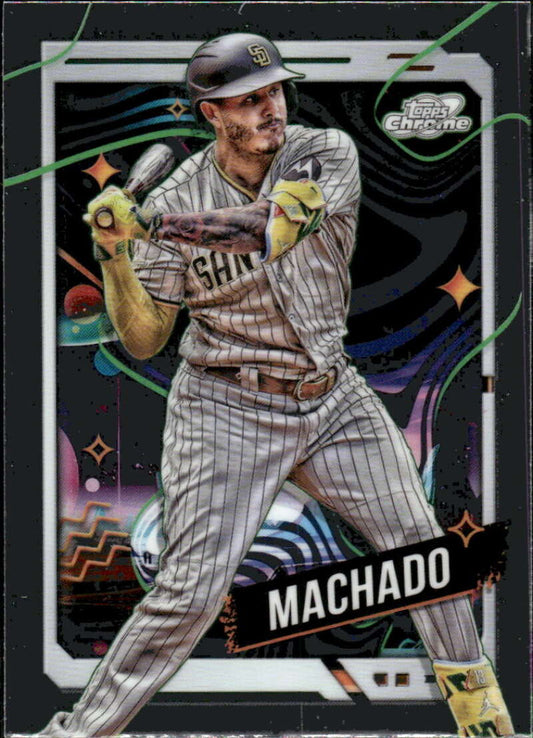 2024 Topps Chrome Cosmic #12 Manny Machado NM-MT San Diego Padres Baseball Card Image 1
