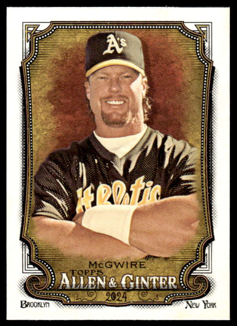 2024 Allen & Ginter #225 Mark McGwire NM-MT Oakland Athletics Baseball Card Image 1