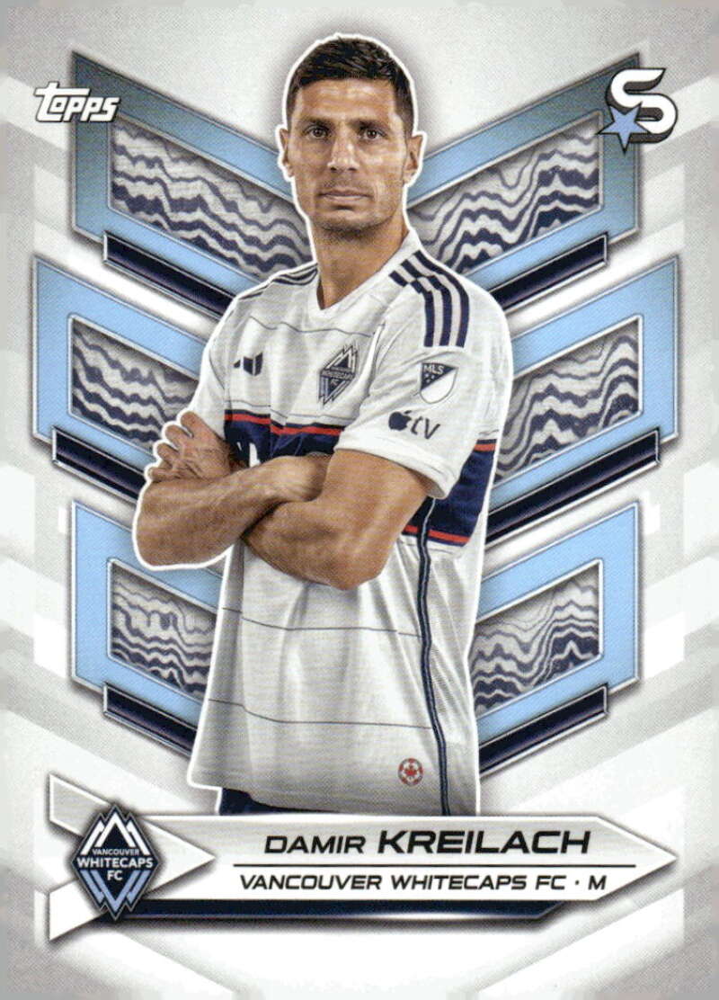 2024 Topps MLS Superstars #13 Damir Kreilach NM-MT Vancouver Whitecaps FC Soccer Card