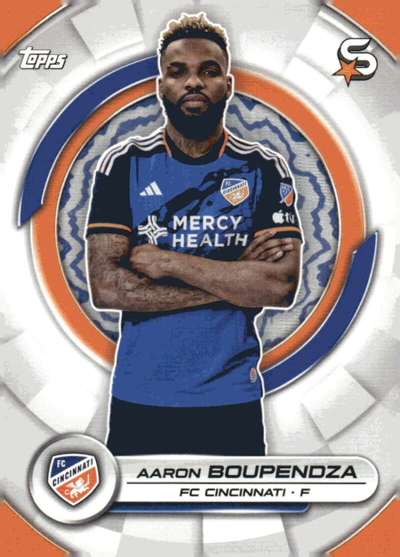 2024 Topps MLS Superstars #102 Aaron Boupendza NM-MT FC Cincinnati Soccer Card
