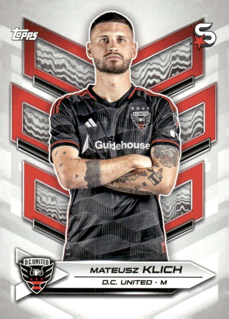 2024 Topps MLS Superstars #181 Mateusz Klich NM-MT D.C. United Soccer Card
