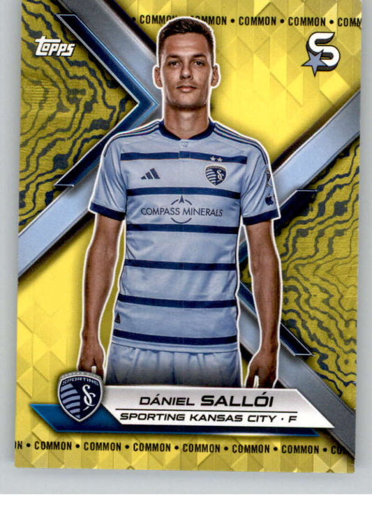 2024 Topps MLS Superstars Common Yellow #3 Daniel Salloi NM-MT Sporting Kansas City Soccer Card