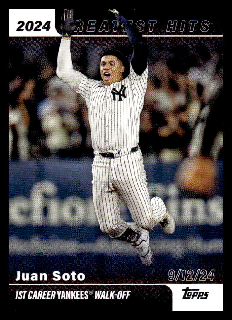 2025 Topps Greatest Hits #GH-15 Juan Soto NM-MT New York Yankees Baseball Card Image 1