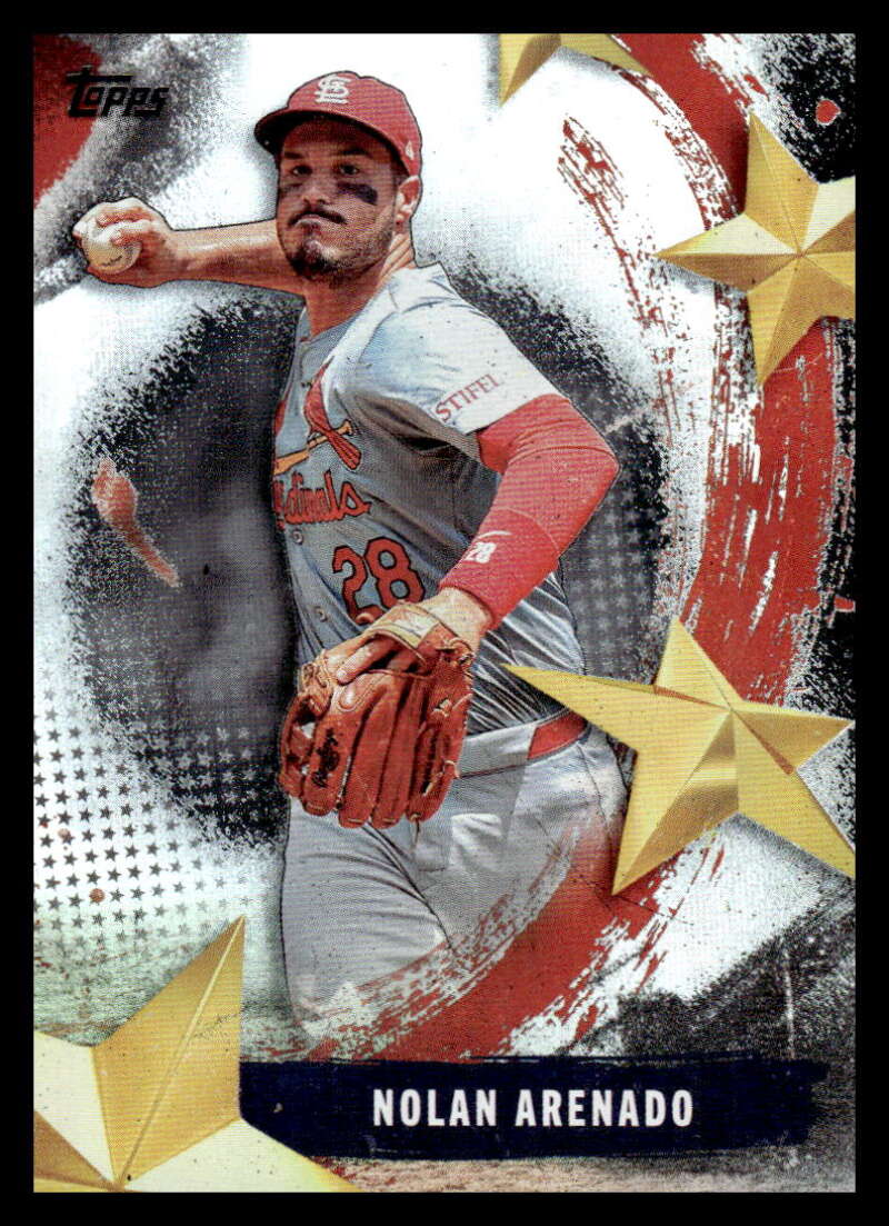 2025 Topps Stars of MLB #SMLB-1 Nolan Arenado NM-MT St. Louis Cardinals Baseball Card Image 1
