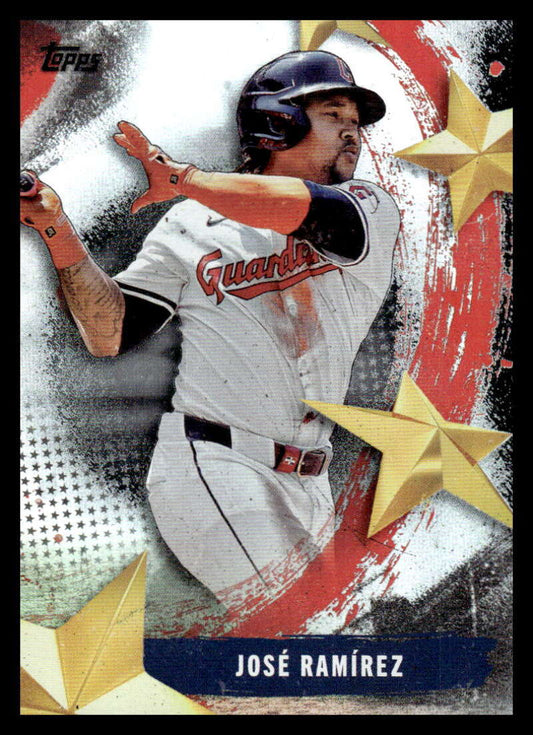 2025 Topps Stars of MLB #SMLB-20 Jose Ramirez NM-MT Cleveland Guardians Baseball Card Image 1
