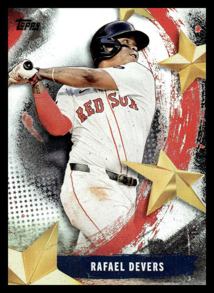 2025 Topps Stars of MLB #SMLB-21 Rafael Devers NM-MT Boston Red Sox Baseball Card Image 1
