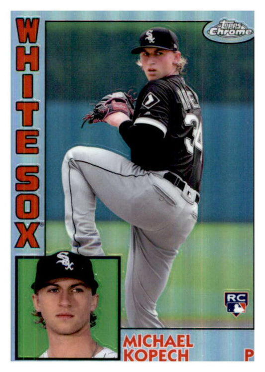 2019 Topps Chrome 1984 Topps Refractors #84TC-3 Michael Kopech NM-MT Chicago White Sox Baseball Card Image 1